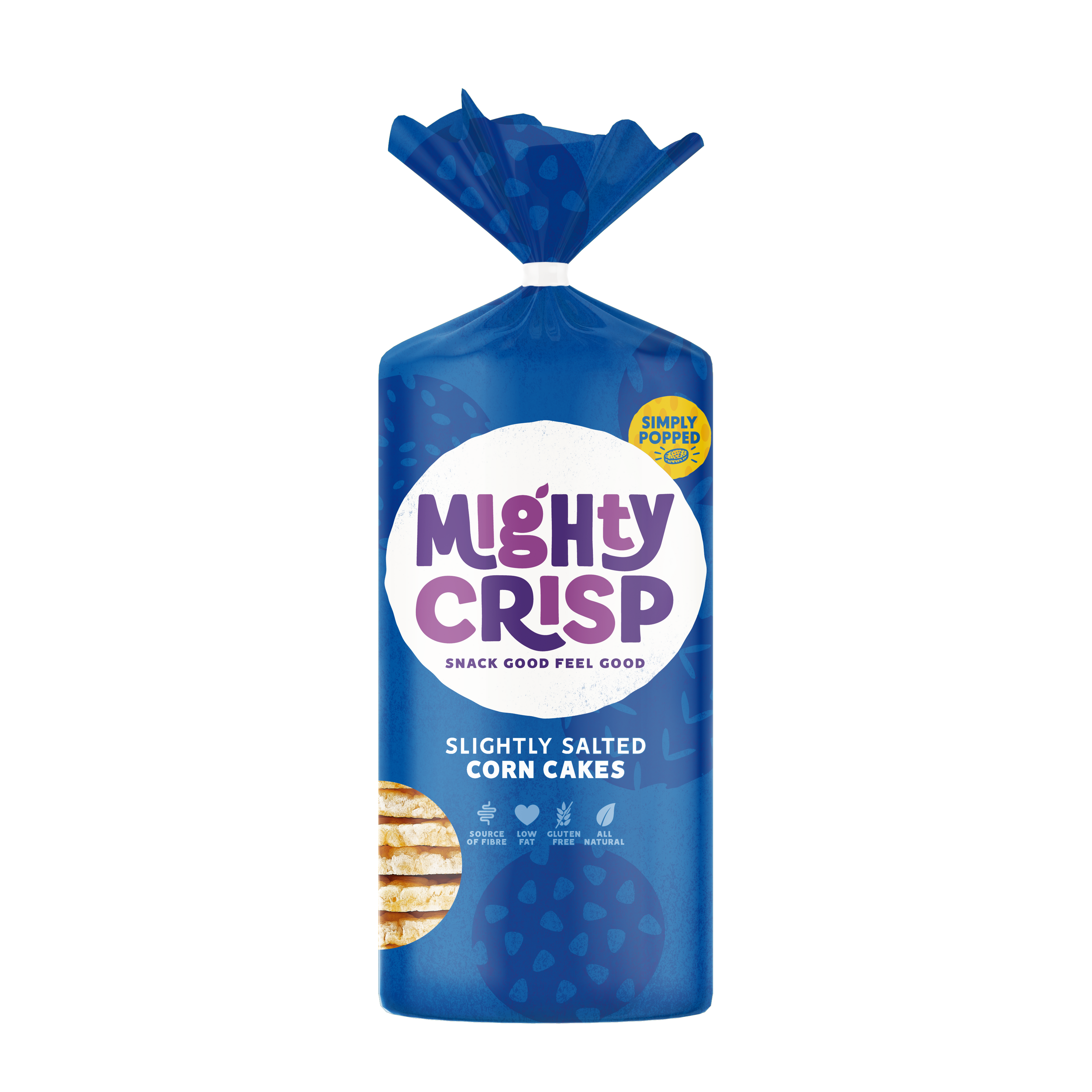 Slightly salted corn cakes