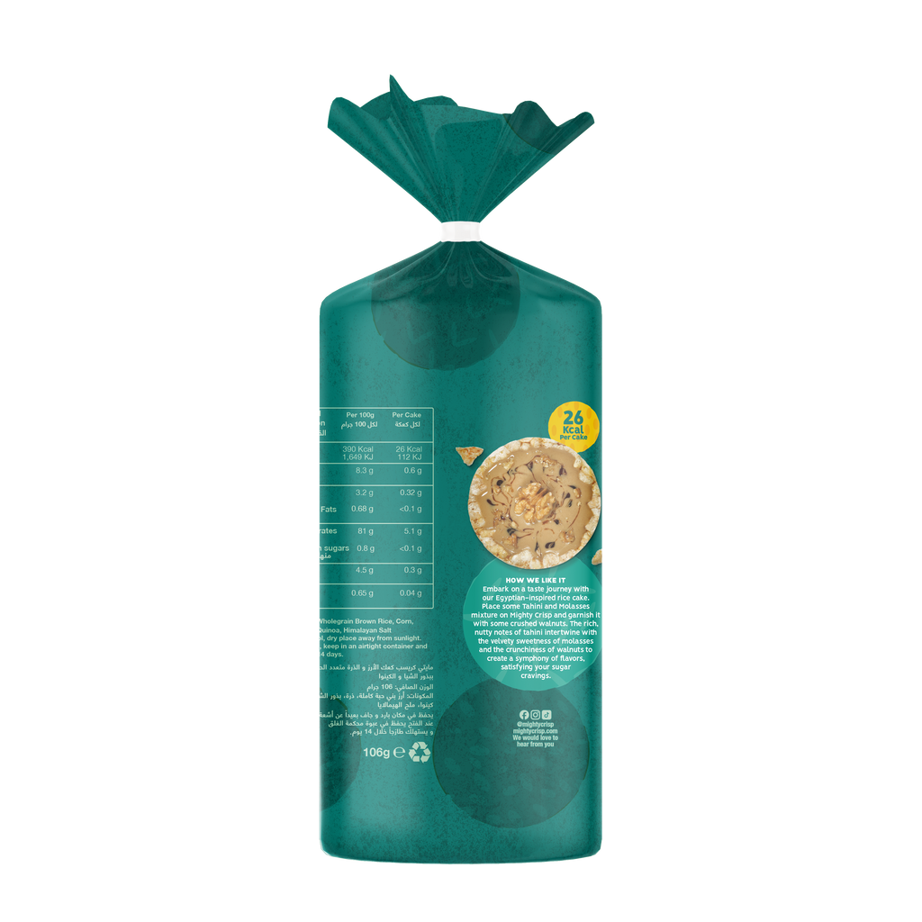 MULTIGRAIN RICE & CORN CAKES WITH CHIA & QUINOA