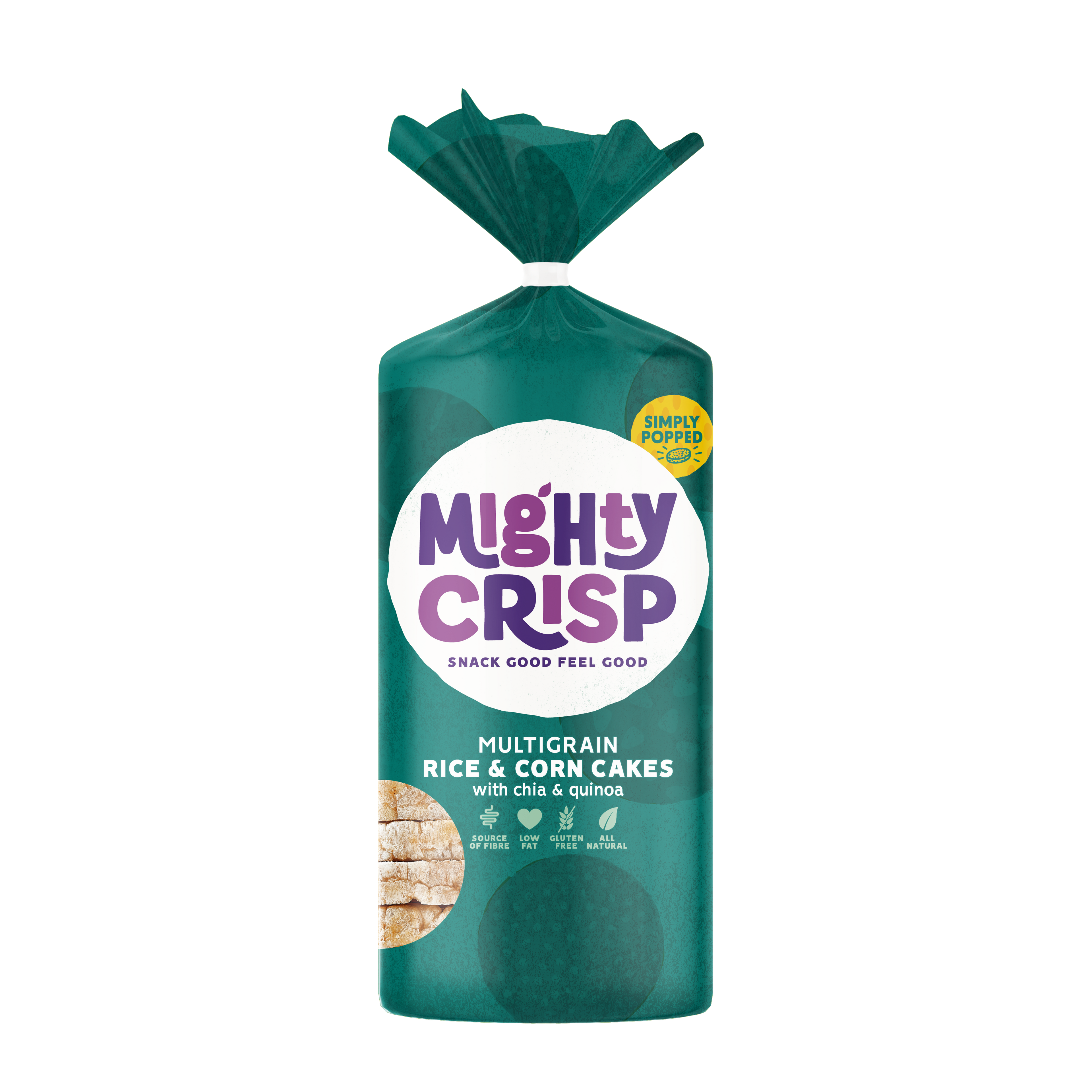 MULTIGRAIN RICE & CORN CAKES WITH CHIA & QUINOA